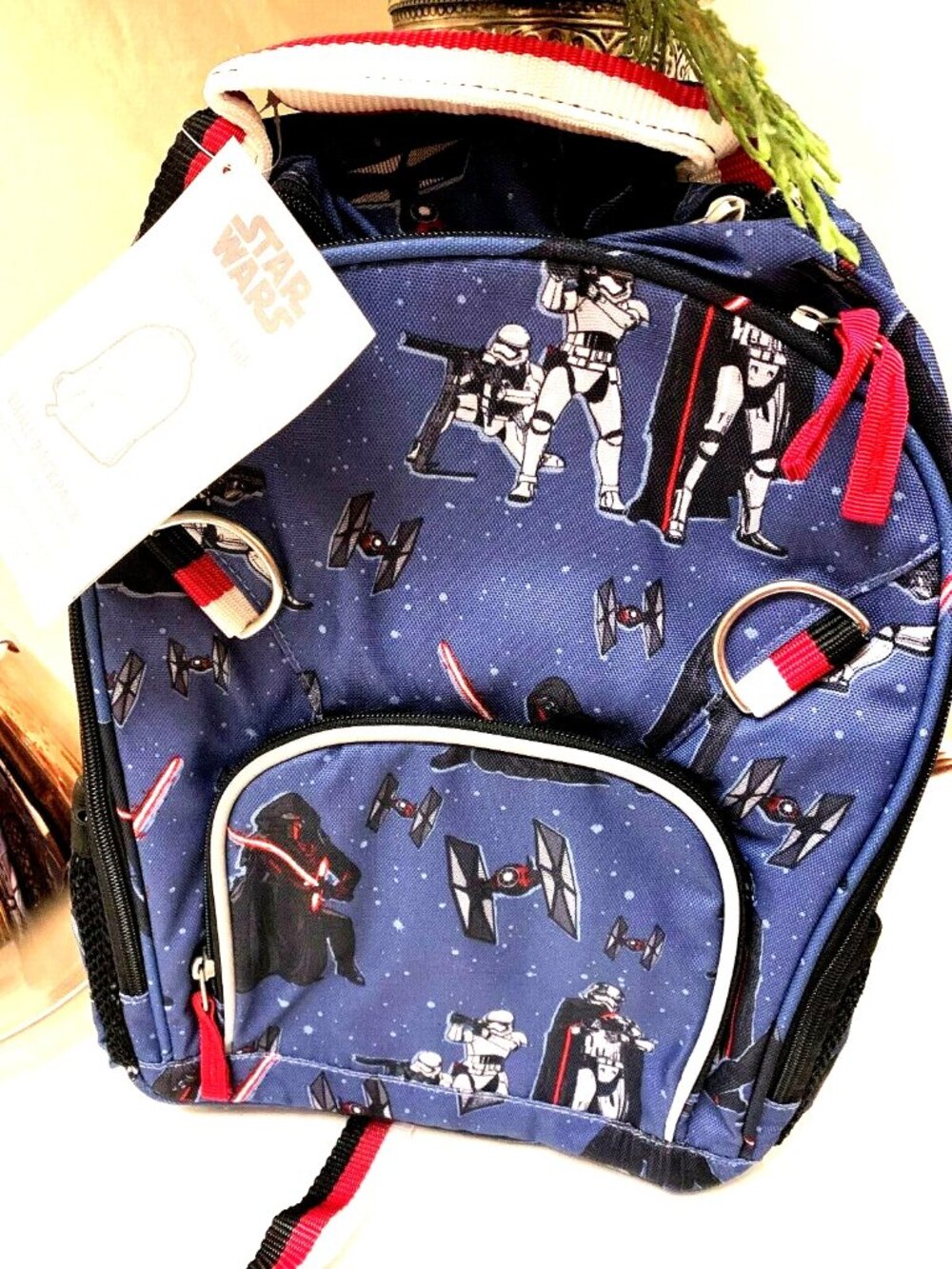 NWT Star Wars Pottery Barn Kids Small BACKPACK + LUNCHBOX + ICE BAG Kylo Ren - Picture 4 of 5